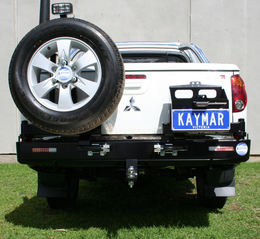 Kaymar Mitsubishi Triton ML Dual Cab Rear Step Bar